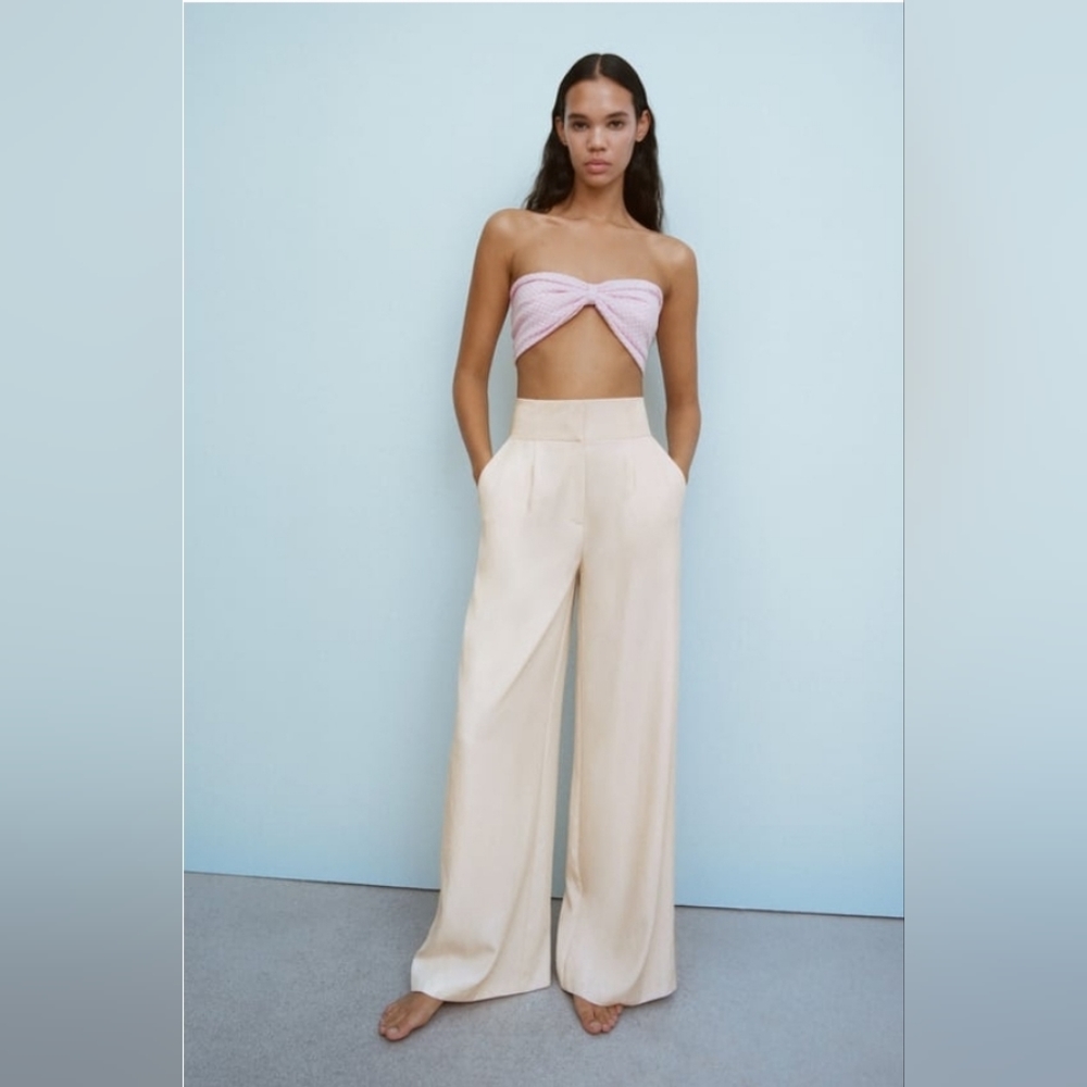 Zara Beige FULL LENGTH PANTS